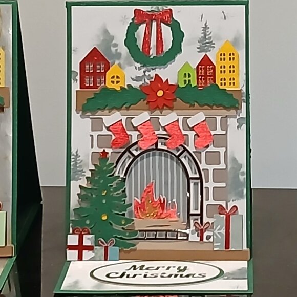 5" x 7" Handmade Christmas Cards - Set of 4 w/ Matching Envelopes - Picture 5 of 15